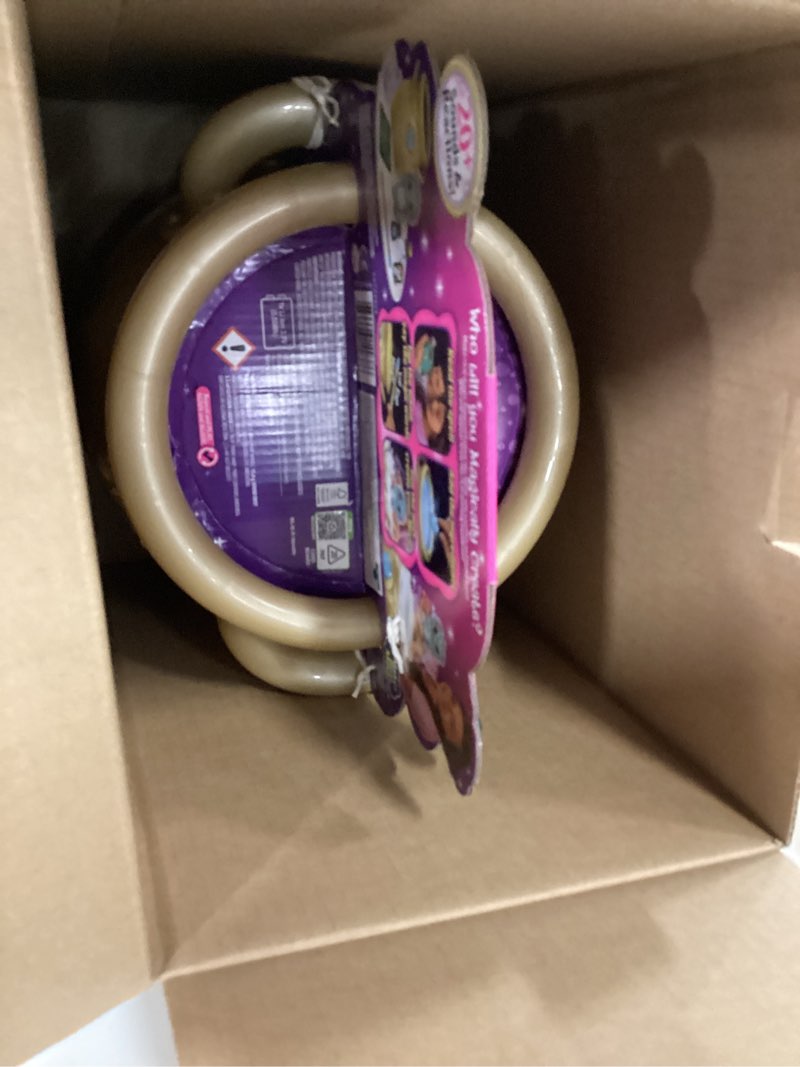 Condition photo showing New/Like New for Magic Mixies - Magical Real Misting Gold Cauldron with 8 Inch Non-Electronic Plush Toy. Follow The Spell Book Add The Magic Ingredients. Who Will You Magically Create? Blue Non-Electronic Plush