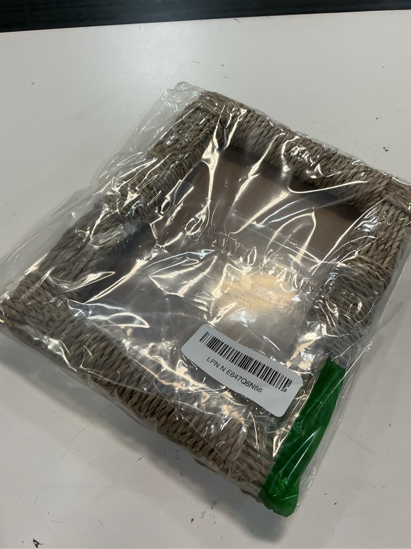 Condition photo showing Good Condition for vicenpal 2 pack sea grass photo frames natural boho rattan photo frame with glass paper rope for wall and tabletop display mom grandma family friends gift