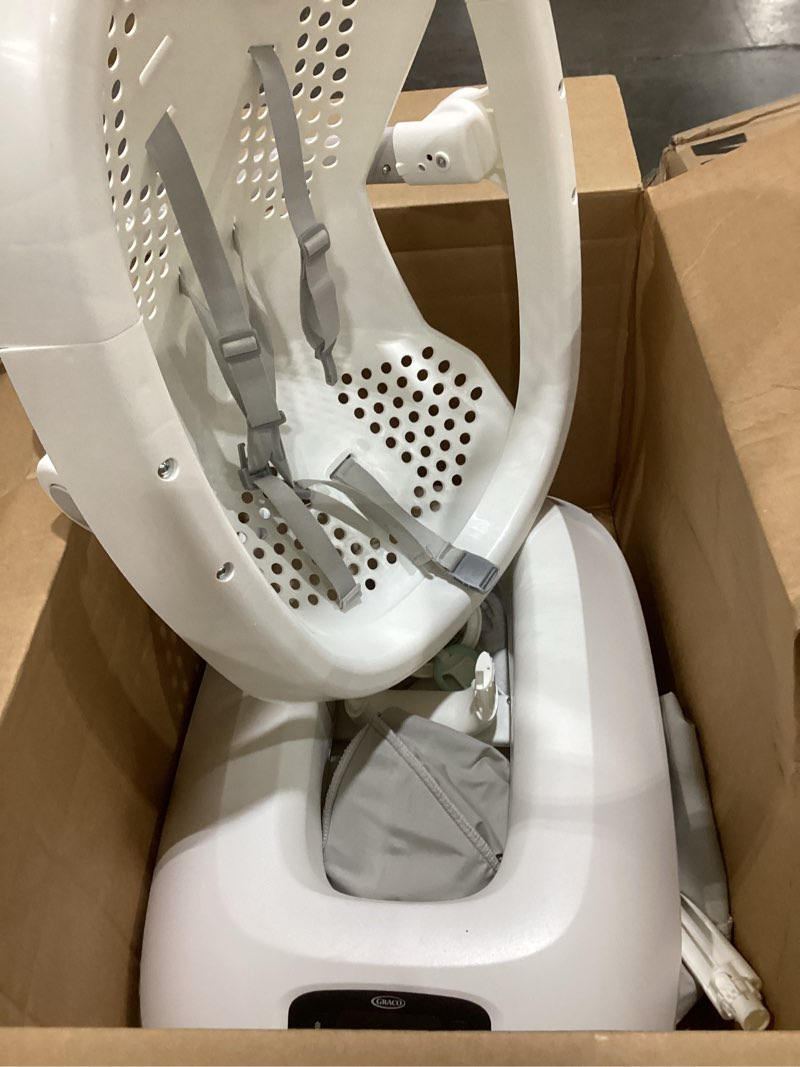 Condition photo showing As Is for graco smartsense soothing baby swing