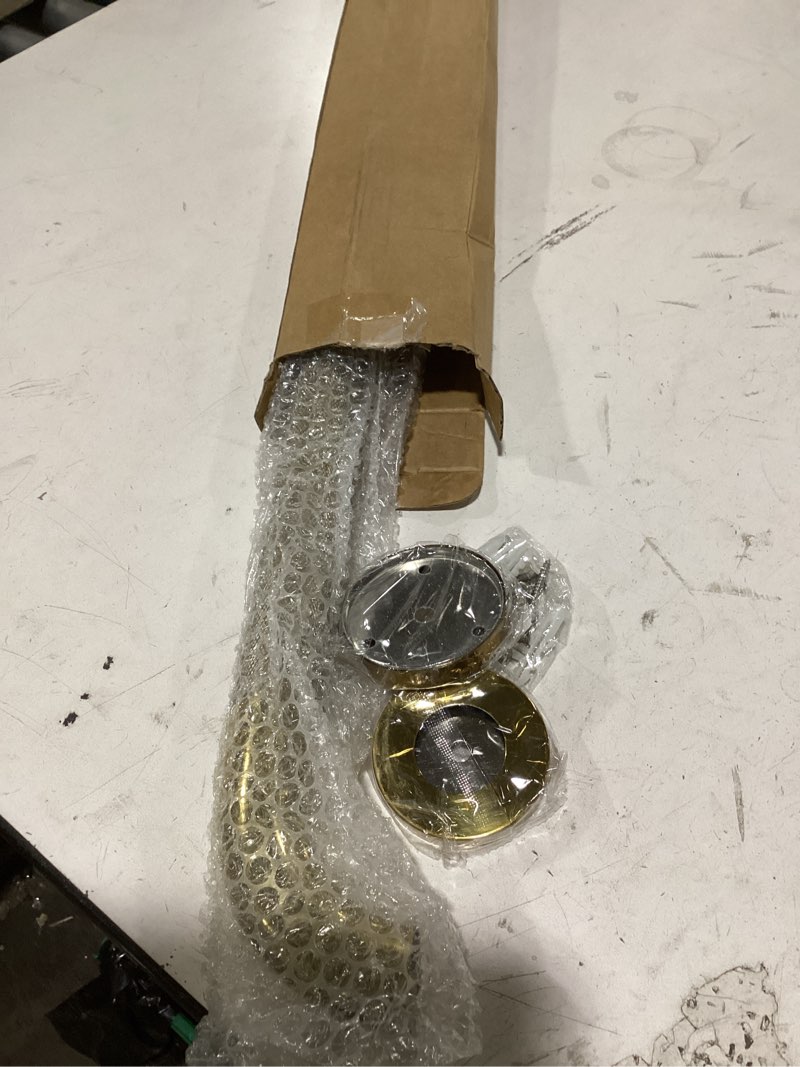 Condition photo showing Good Condition for gold shower grab bar 24 inch, zepolu stainless steel anti-slip bathroom grab bar w/knurled grip, golden safety balance support toilet assist handrail textured handle for handicap injury elderly senior 24 inch gold