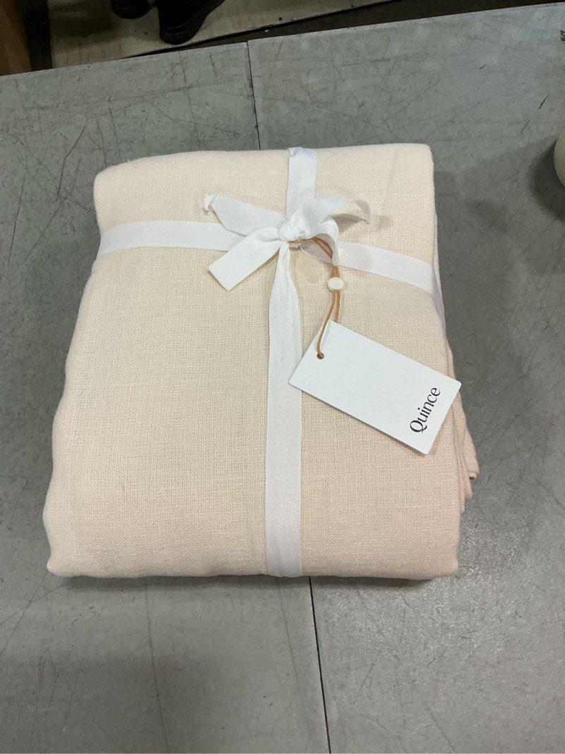 Condition photo showing New/Like New for vintage wash european linen bed cover  king/cal king  sand