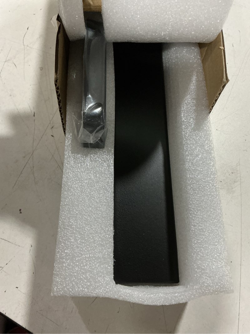 Condition photo showing Good Condition for black glass railing post,304 stainless steel glass railing post: sturdy and durable, suitable for balustrade,stairs, deck,balcony and pool (end post, 39.3 inch / 100 cm) 39.3 inch / 100 cm end post