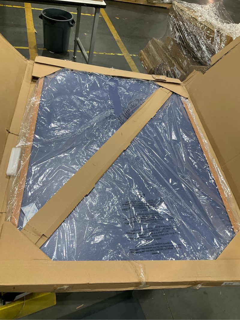 Condition photo showing Good Condition for quartet cork bulletin board 48"w x 36"h pin board, oak finish frame (304) oak 36" x 48"