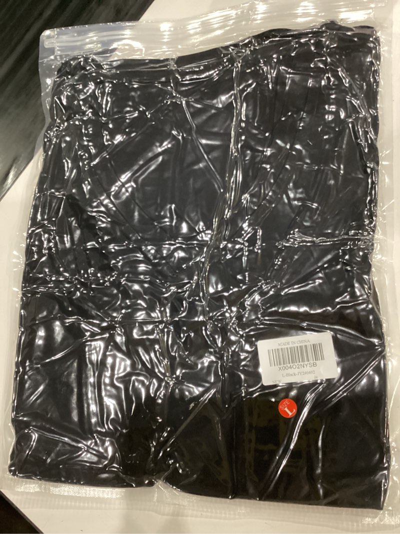 Condition photo showing Good Condition for Auriviz Womens Cotton Tops Basic Short Sleeve Oversized Tshirts Short Sleeve Tees Boxy Yoga Gym Workout Shirts Black 01 X-Small