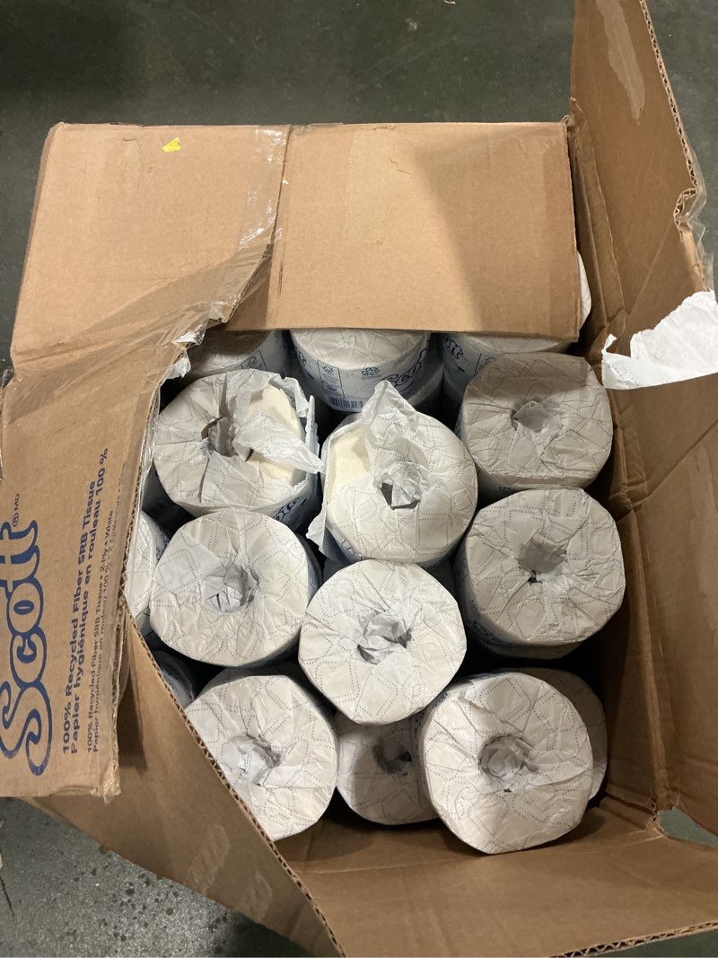 Condition photo showing Good Condition for Scott® Essential Toilet Paper & Tissue Roll 4X4 IN 2PLY White Core Standard (SRB) 473 Sheets/Roll 80 Rolls/Case