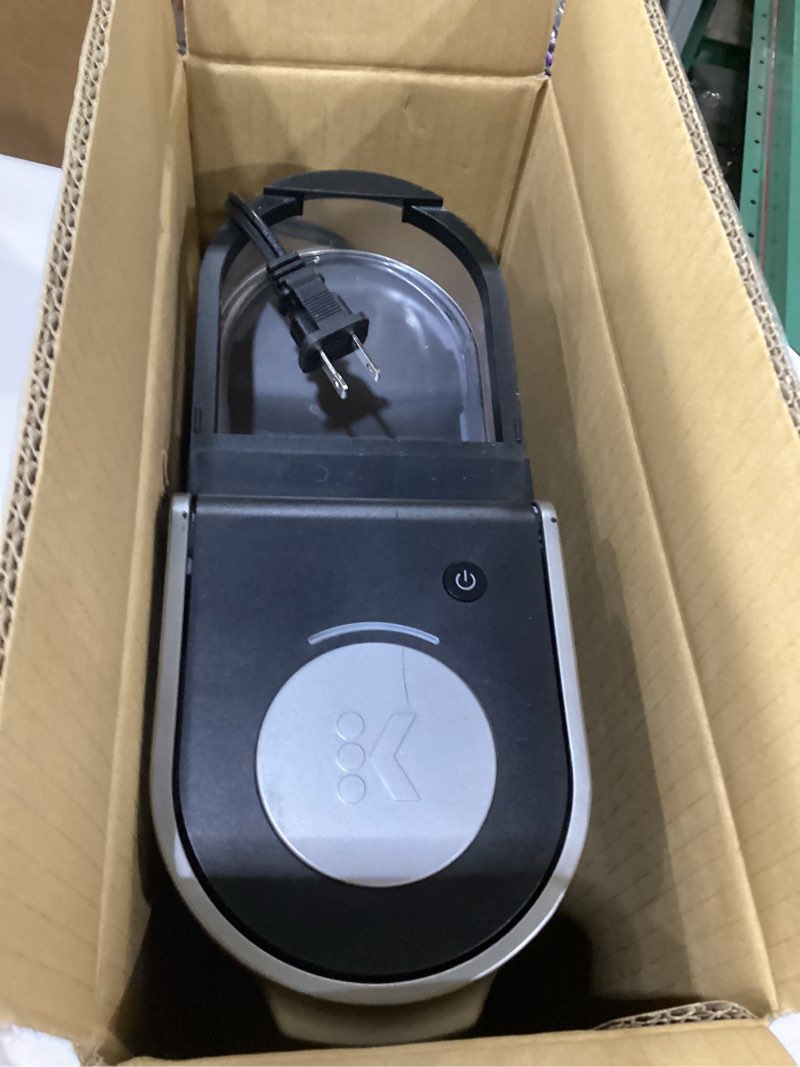 Condition photo showing As Is for Keurig K-Mini Single Serve K-Cup Pod Coffee Maker, 6 to 12oz Brew size, with Cord Storage, Perfect for Small Spaces, Black