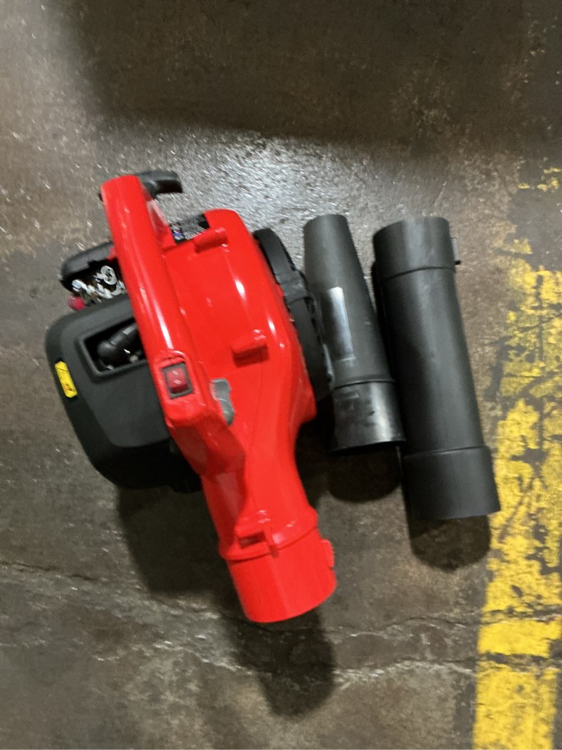 Condition photo showing As Is for used craftsman b2000 25-cc 2-cycle 410-cfm 180-mph gas handheld leaf blower