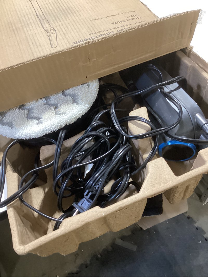 Condition photo showing As Is for BISSELL SpinWave SmartSteam Scrubbing Steam Mop with Rotating Mop Pads