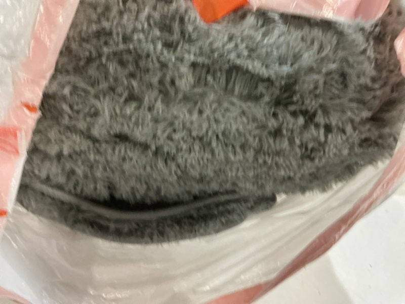 Condition photo showing As Is for 8x10 Area Rugs Living Room,Gray Large Plush Fluffy Bedroom Carpet,Non-Slip Upgraded Indoor Thick Soft Rug,Modern Plush Carpet Suitable for Kids Home Decor Aesthetics Dorm. Grey 8' x 10' (Rectangular)