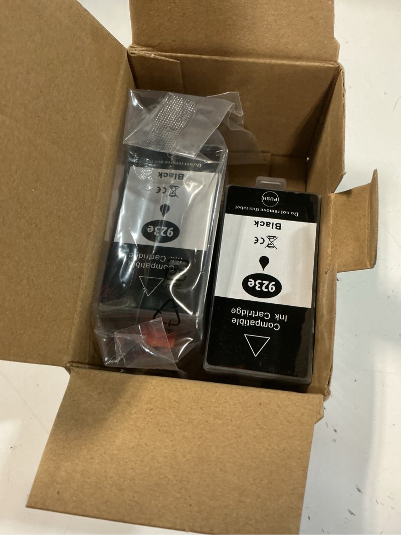 Condition photo showing Good Condition for 923xl 923e black ink cartridges combo pack replacement for hp 923 black ink cartridges compatible with hp printer work with hp officejet (pro) series printer (2 pack) 8125e 8130e 8139e black ink 923
