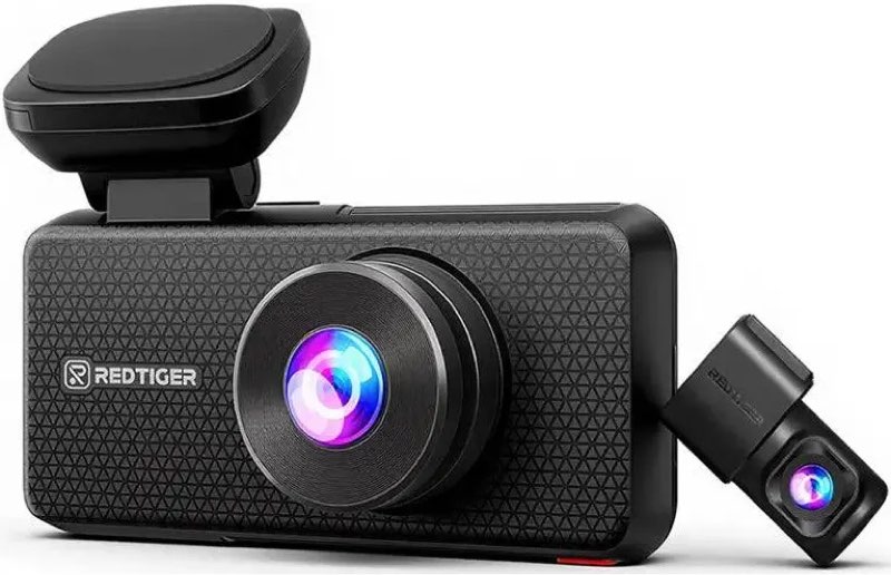 Redtiger F17 Elite 4K+2.5K+1080P 3-Channel 24/7 Ultra-Color WiFi6 Dash Cam F17ELITE
