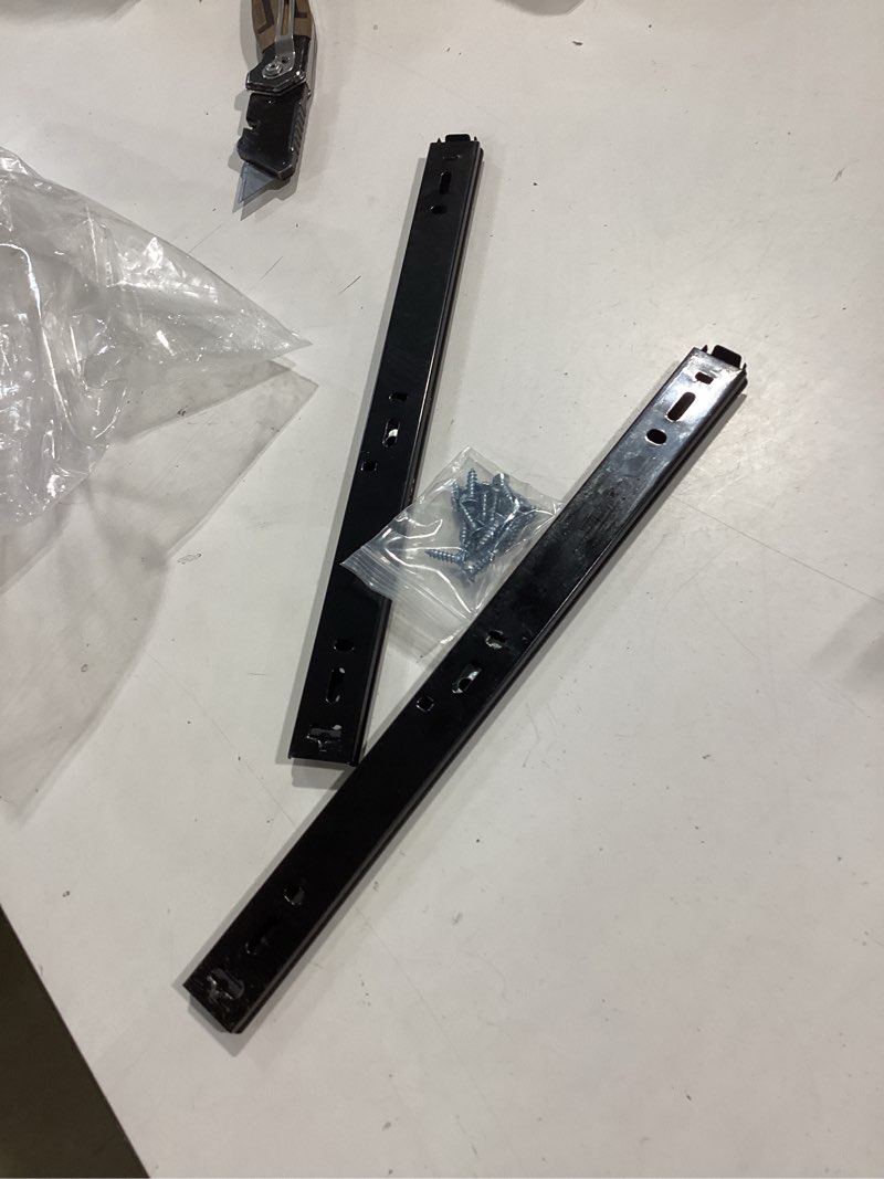 Condition photo showing Good Condition for mromax 12inch cold rolled steel drawer slides, 2 fold ball bearing slide track rail 2 sections steel