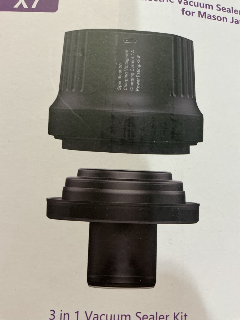 Condition photo showing Good Condition for Electric Mason Jar Vacuum Sealer For Wide Mouth And Regular Mouth Jars, Portable Vacuum Sealer (Includes Lids, Opener)