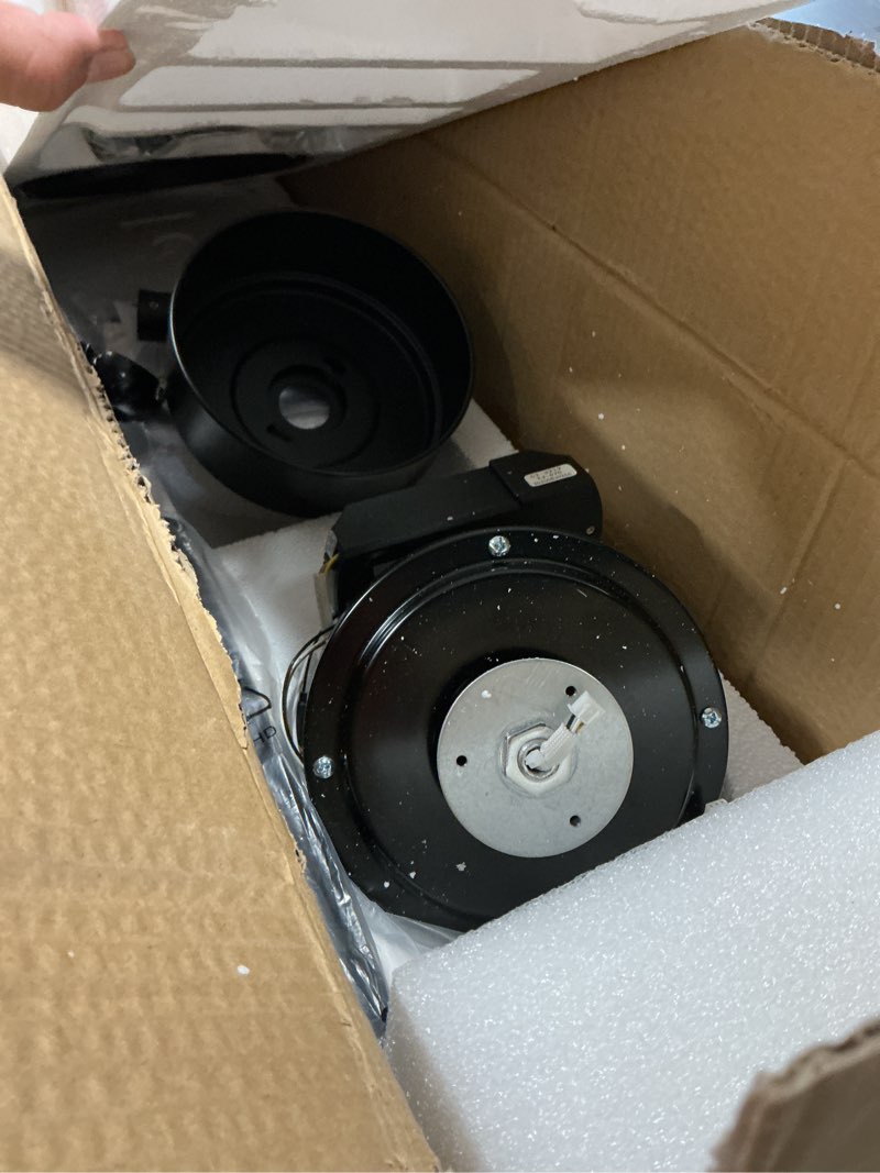 Condition photo showing Good Condition for cumilo 60 inch smart ceiling fans with lights and remote,quiet dc motor,3 color for outdoor indoor modern farmhouse ceiling fan works with alexa wifi app,modern black ceiling fan for bedroom patio black 60 inch