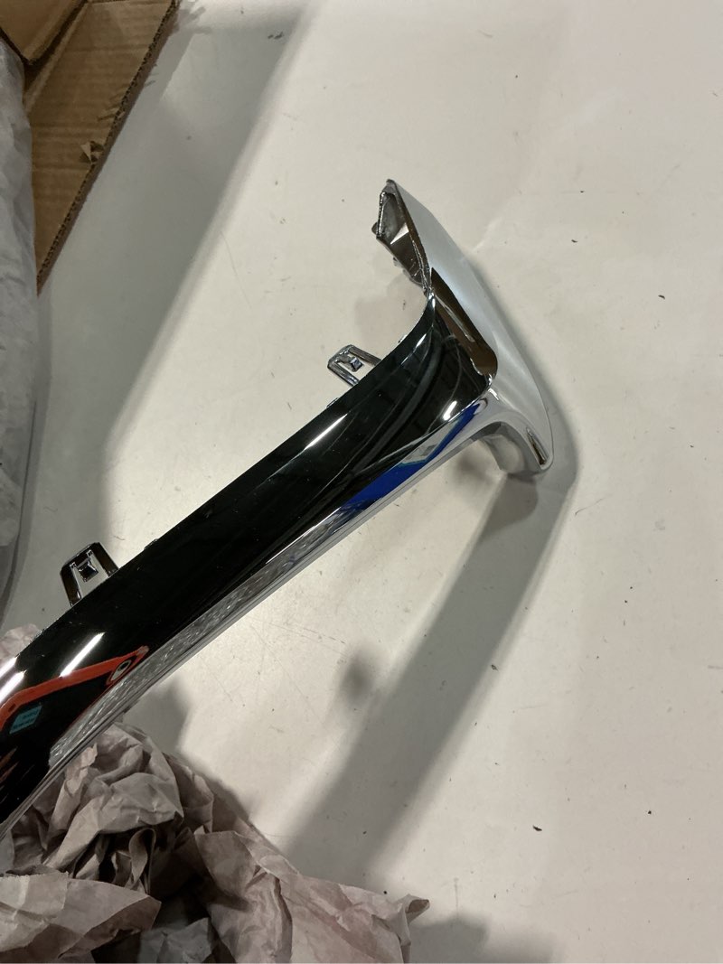 Condition photo showing Good Condition for applianpar 2pcs chrome front left driver and right passenger side bumper grille lower molding for mazda 3 2017-2018