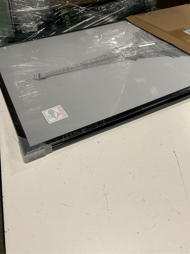 Condition photo showing Good Condition for upsimples 16x24 picture frame black 3 pack, scratch-proof poster frames 16 x 24 for photo gallery - slide-in strips, horizontal or vertical wall mounting