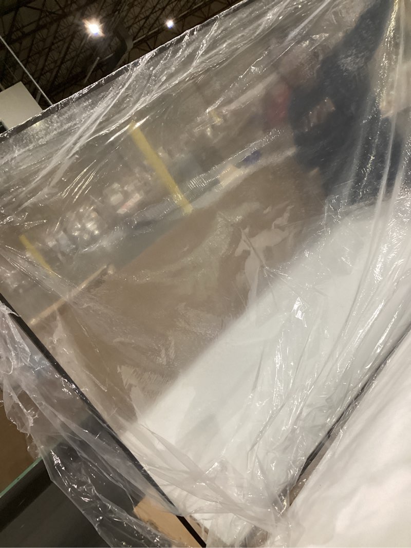 Condition photo showing Good Condition for forbath bathroom mirror 30" x 55"?large rectangular wall mirror with black aluminum frame rounded corner, wall mounted mirror for bathroom bedroom entryway living room