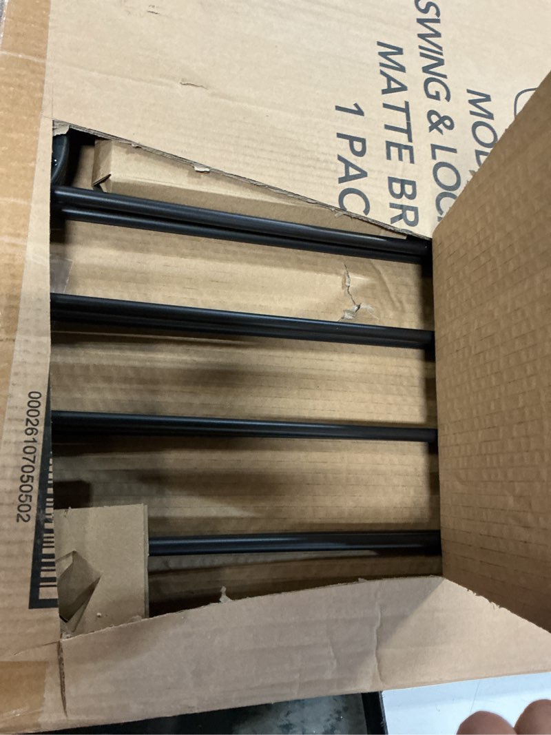 Condition photo showing Good Condition for Toddleroo by North States - Easy Swing & Lock Baby Gate Series 2: Metal Safety for Stairs & Doorways - Adjustable 28.68 to 47.85 Inches Wide - 31 Inches Tall - Matte Bronze