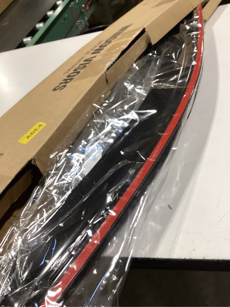 Condition photo showing Good Condition for window visors rain guards for 2019-2025 dodge ram 1500 crew cab (new body style), out-channel window vent wind deflectors visors shades for 19-25 ram 1500 full-size cab 2019-2025 ram 1500 crew cab
