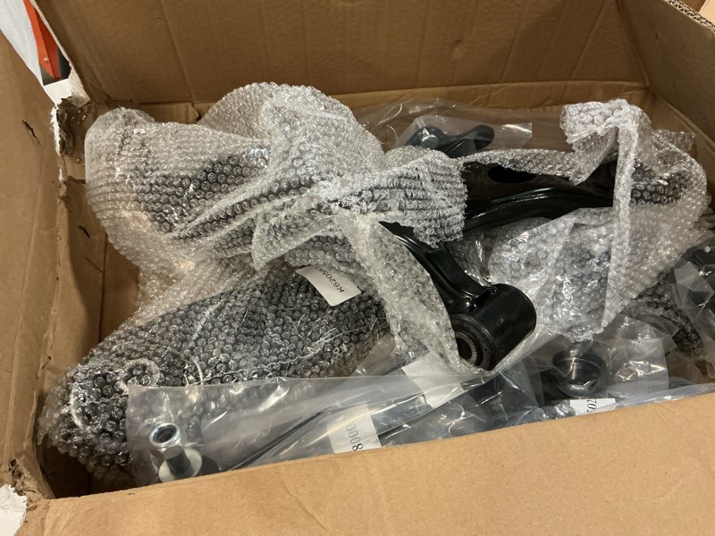 Condition photo showing As Is for (Similar to stock photo ) SCITOO 10pcs Front Suspension Kit Lower Control Arm Inner Outer Tie Rod End Stabilizer Bar End Link Lower Ball Joint Fit 2003-2008 For Toyota Corolla