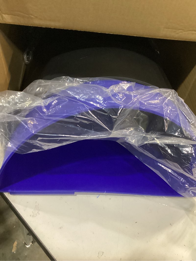 Condition photo showing Good Condition for Safco 9928BB Desk-Side Waste Recycling Receptacle, 7-Gallon, Black and Blue 7 Gallon