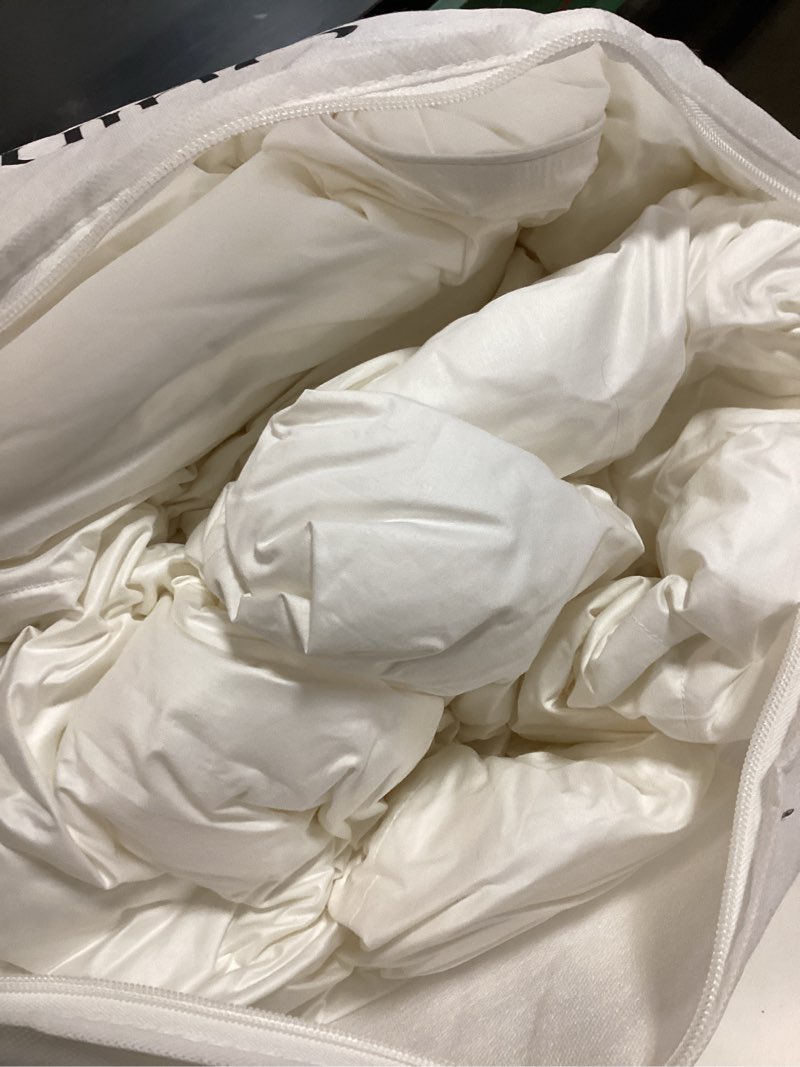 Condition photo showing New/Like New for lightweight premium down alternative duvet insert, full/queen, white