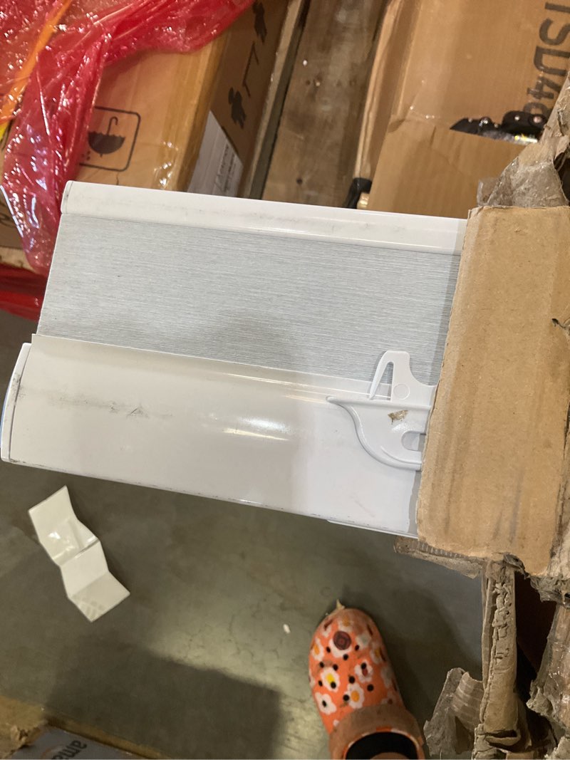 Condition photo showing As Is for tonature no drill cellular shades for indoor windows, thermal insulating & noise reducing honeycomb blinds, free stop cordless light filtering shades, beige,18 1/2" w x 64" h 18 1/2"w x 64"h beige(light filtering)