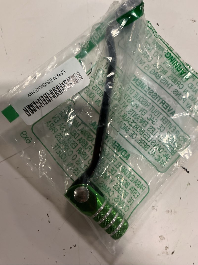 Condition photo showing Good Condition for tusk folding shift lever black/green tip compatible with kawasaki klx300 2021-2026/klx300r 2020-2025