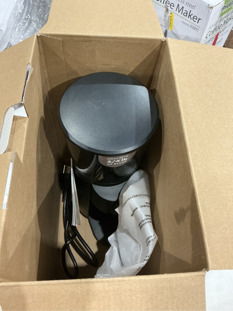 Condition photo showing Good Condition for oxo brew conical burr grinder - matte black, stainless steel burrs, one-touch automatic smart grind