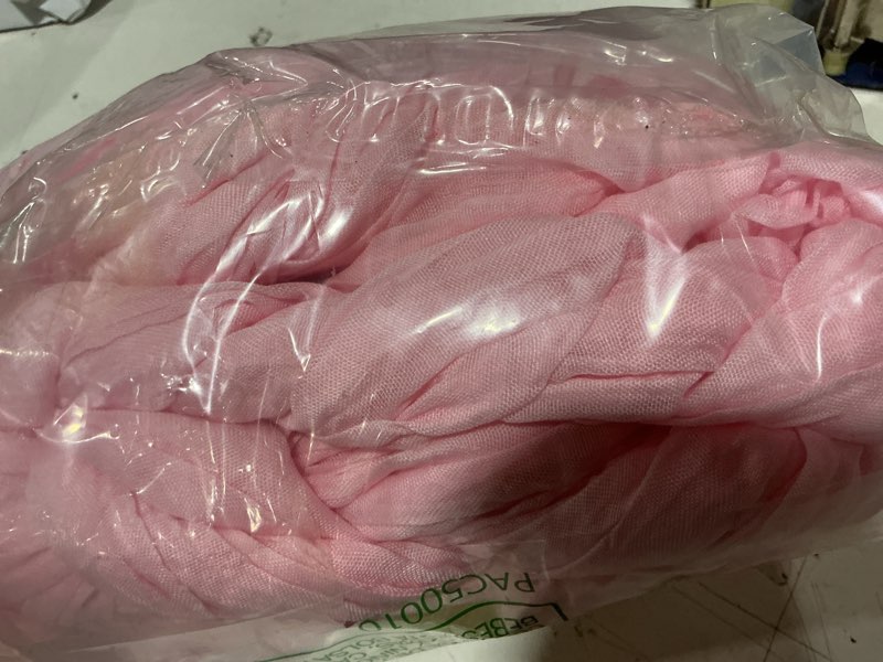 Condition photo showing As Is for 10 pack light pink cheesecloth table runner 17x108 inch boho gauze cheese cloth table runners for wedding party baby shower birthday home decor light pink 10 pack