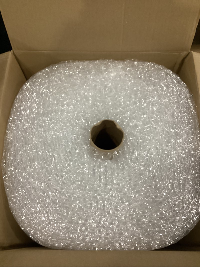 Condition photo showing New/Like New for uboxes bubble cushioning 24" wide wrap x 100' long medium bubbles 5/16",clear,bubbmed24100