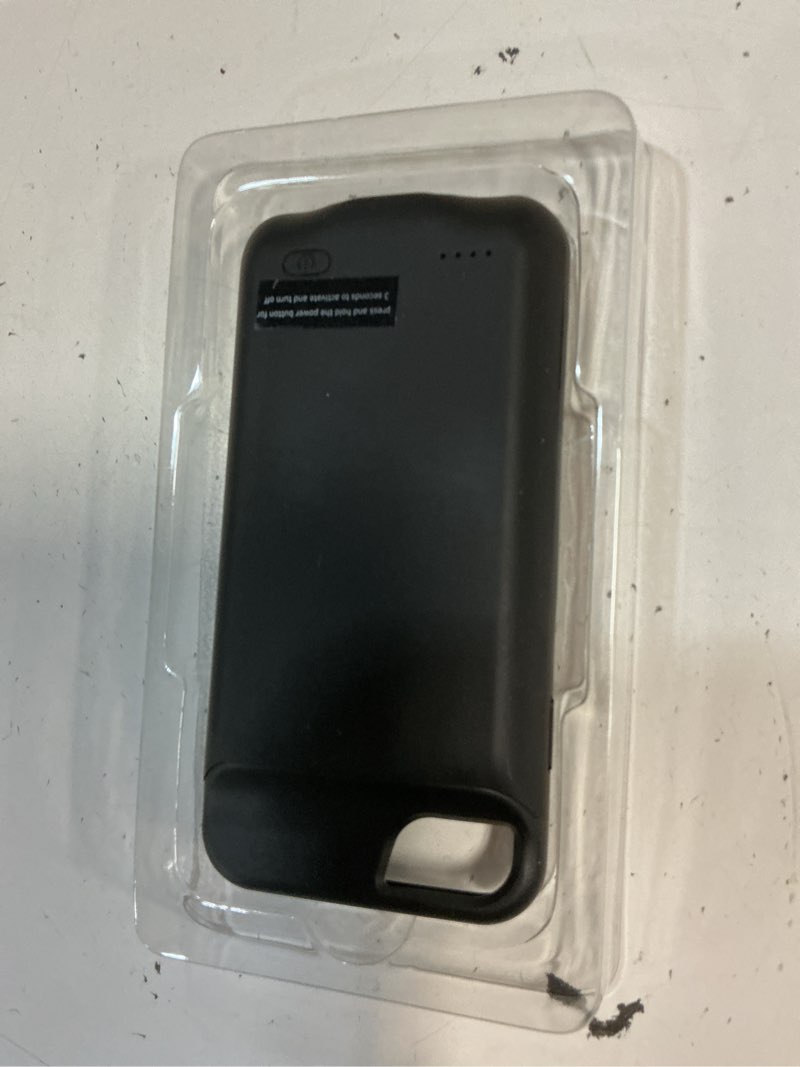Condition photo showing As Is for battery case for iphone 8/7/6s/6/se 3/se 2, upgraded 10000mah portable battery pack charger case support carplay compatible with iphone se 3/se 2/8/7/6s/6 (4.7 inch) external charging case (black)