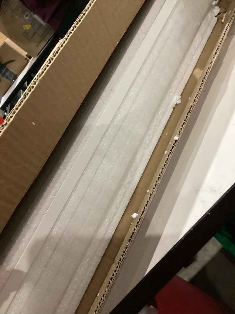 Condition photo showing Good Condition for 24" x 16" Heavy Duty MDF Wood Shelf Liners 4 Pcs, Wire Shelf Cover Odor-Free Solid Panels, 0.6 Inch Thick Wire Rack Covers for Pantry, Closet & Garage Storage (White) White 24"W x 16"D