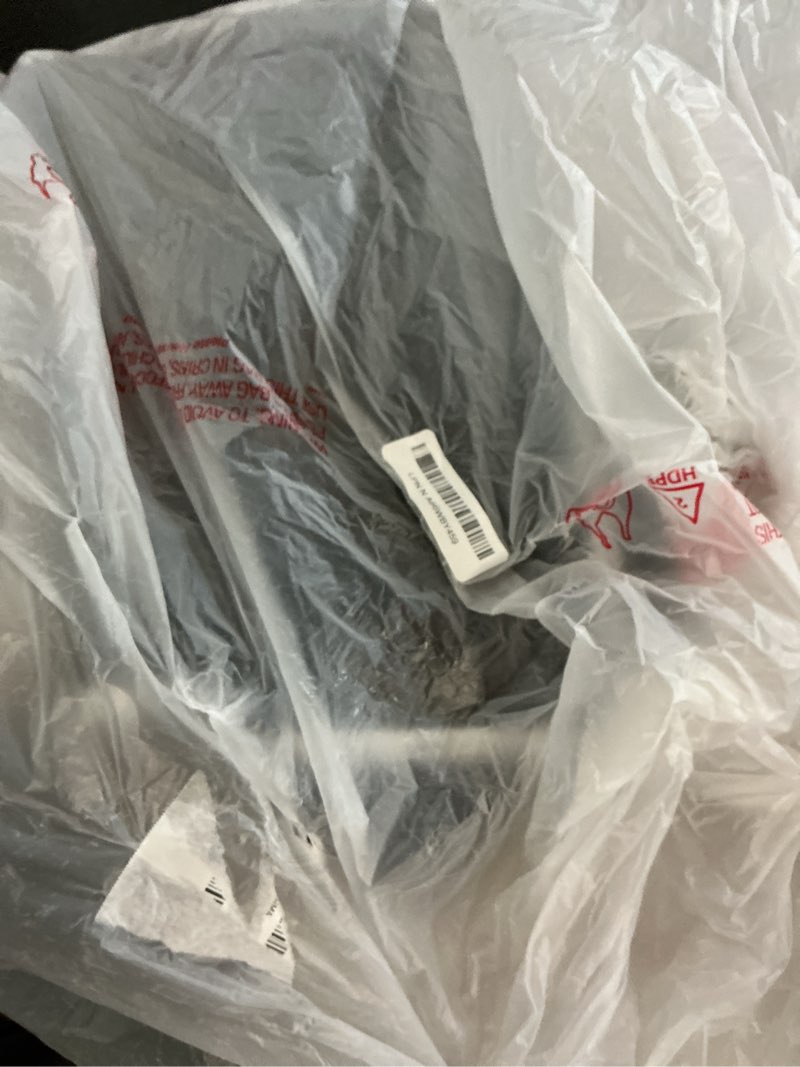 Condition photo showing As Is for REGELETO 10 Tiers Large Size Over the Door Shoe Organizer Storage, Hanging Shoe Rack for Door with Deep Pockets, Fit 20 Pairs Shoe Organizer Holder for Sneakers and Boots (Black) Black-10 cell