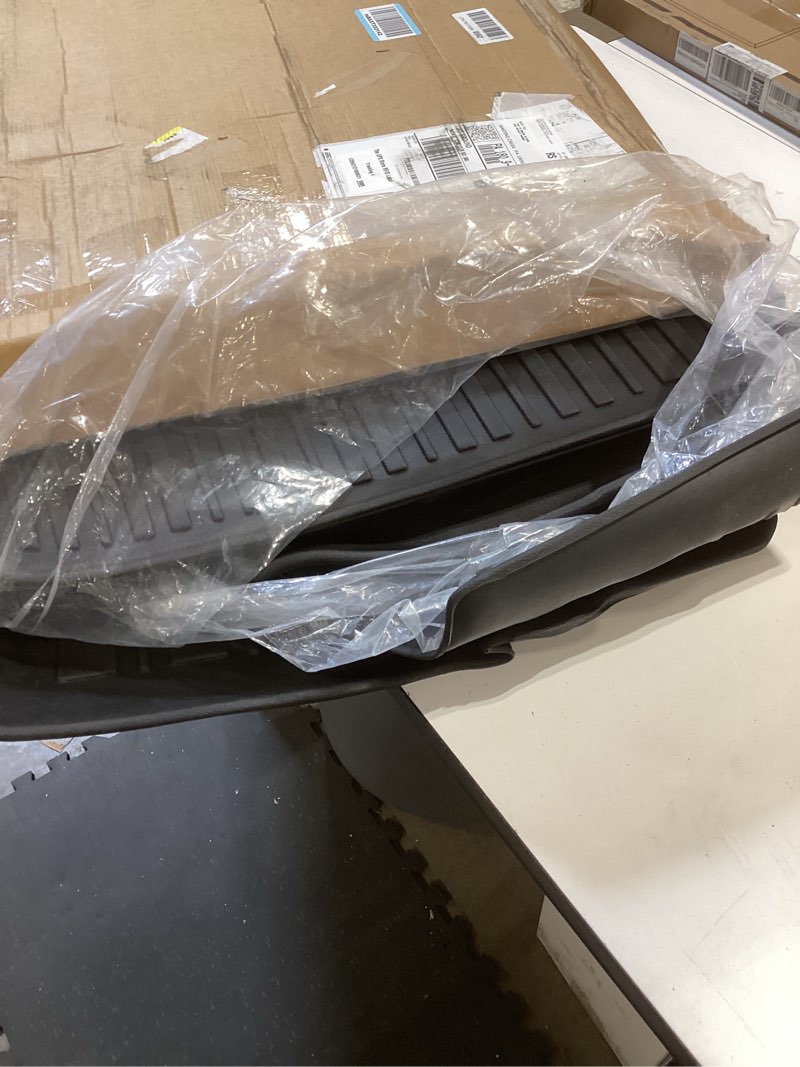 Condition photo showing Good Condition for floor mats cargo liner for 2024 2025 2026 gmc acadia(only 7 seats) all weather tpe mats set, trunk mat & 3rd row backrest mat door sill protectorsaccessories floor and cargo mats set