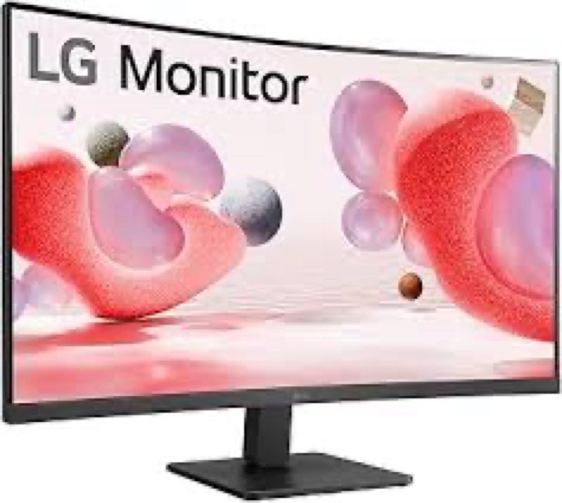 (Incomplete )LG 32MR50C-B Curved Monitor 32-Inch FHD 100Hz AMD FreeSync OnScreen Control Dynamic Action Sync Blac
