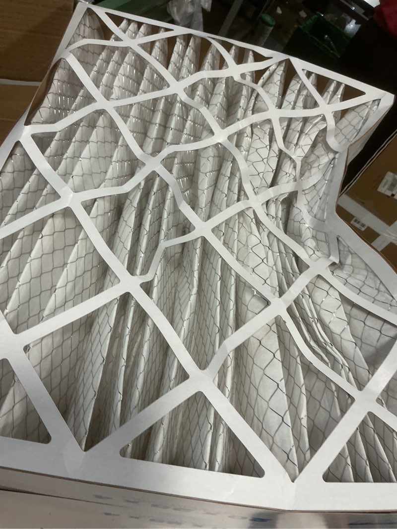 Condition photo showing As Is for Aerostar 20x25x4 MERV 11 Air Filter, 2 Pack Set of HVAC Furnace Filters, Electrostatic MPR 1000-1200 & FPR 7 (Actual Size: 19 1/2 x 24 1/2 x 3 3/4 inches) 2 PACK Advanced MERV 11
