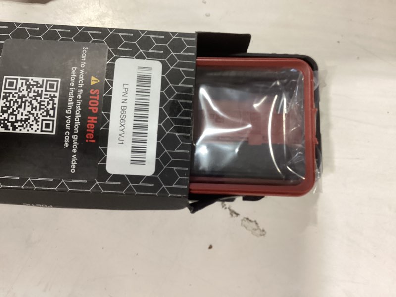 Condition photo showing Good Condition for poetic revolution series case for samsung galaxy s23 5g 6.2" (2023), built-in screen protector work with fingerprint id, full body rugged shockproof protective cover case with kickstand, maroon red