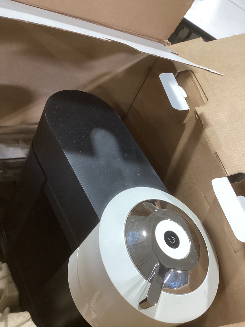 Condition photo showing As Is for nespresso vertuo next coffee and espresso maker by de'longhi, white machine only white