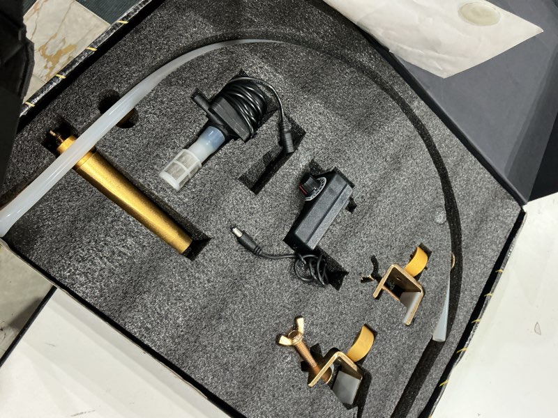 Condition photo showing Good Condition for portable head spa waterfall equipment, adjustable shampoo bowl water circulation rack, scalp massage water outlet basin attachment rack for salon and home (jsxh0001, average size)