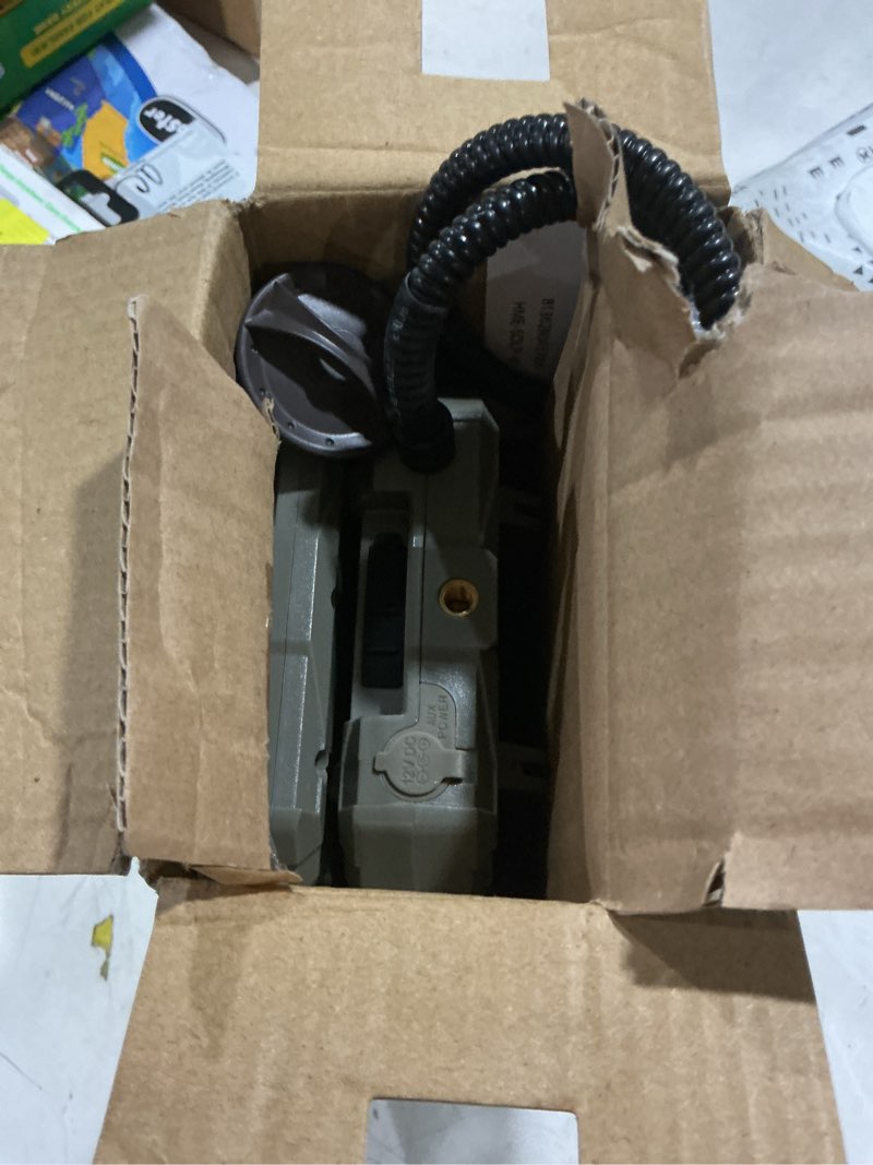 Condition photo showing As Is for hme sol-pak  1000 mah 12v solar battery pack