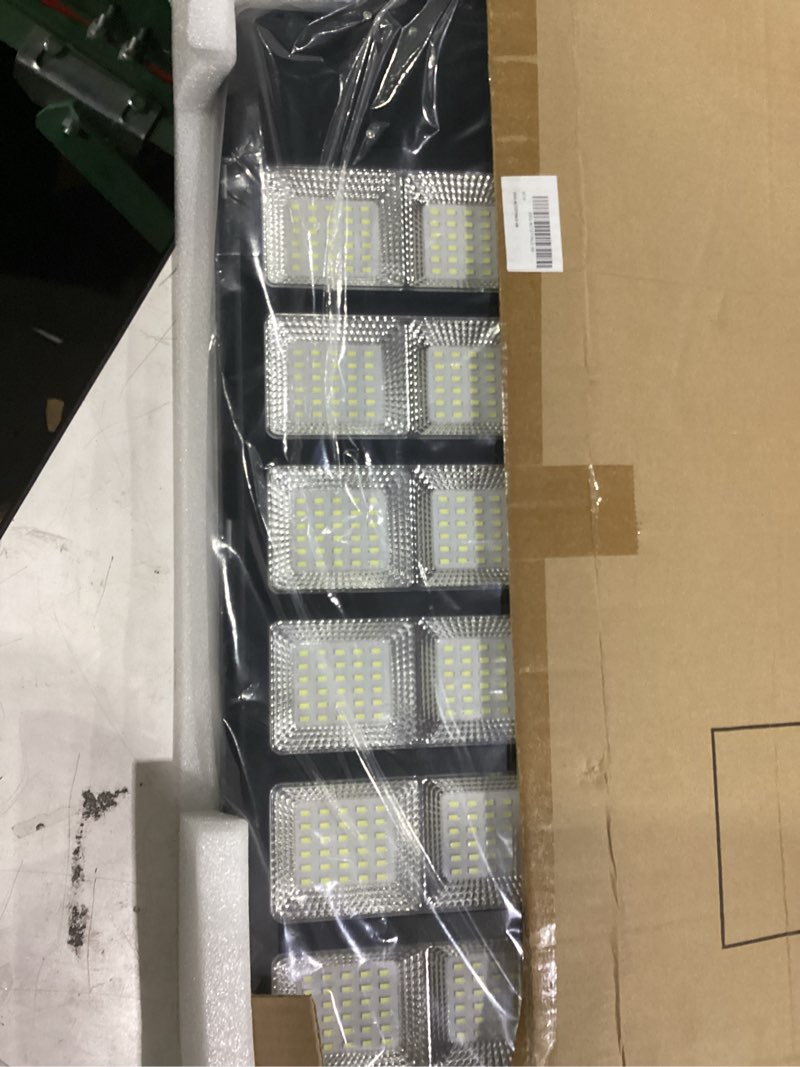 Condition photo showing New/Like New for ofuray of-6000w solar street lights outdoor,400000lm solar streets light parking lot lights commercial dusk to dawn, 6500k waterproof led with remote control motion for street,court,barn