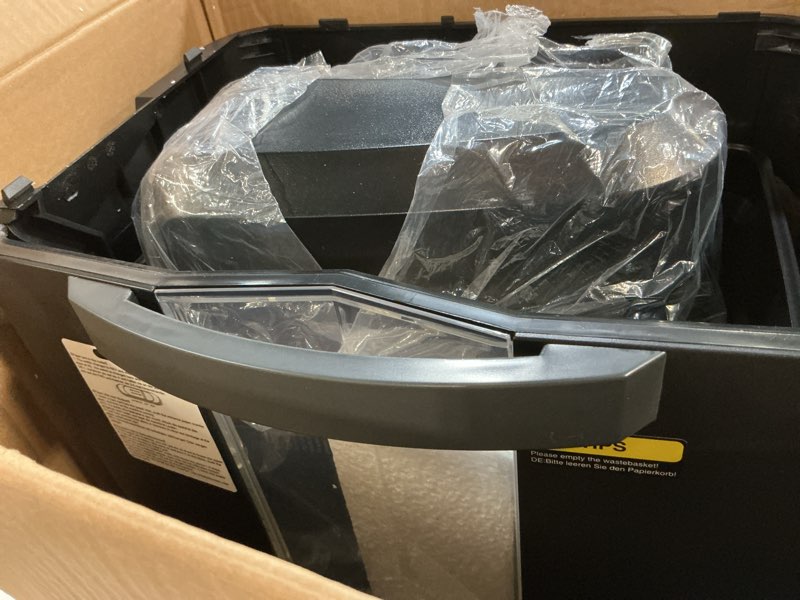 Condition photo showing Good Condition for bonsaii paper shredder, 18-sheet 60-minutes shredder for office heavy duty cross-cut shredder with 6 gallon pullout basket 4 casters(c149-c) 1 8 sheet cross cut