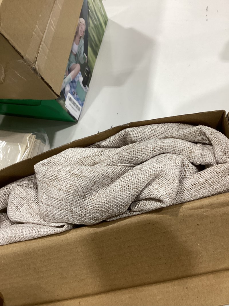Condition photo showing Good Condition for miulee natural beige rectangle linen polyester tablecloth 60x84 inch spring table cloth waterproof,stain resistant for dining party wedding 84" x 60" (rectangular) natural