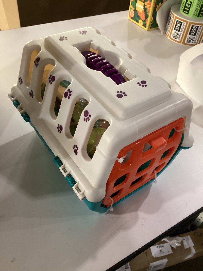 Condition photo showing New/Like New for Battat – Veterinarian Toy Set with Plush Dalmatian Puppy & Carrier – Complete 15 Pieces Kids Pretend Play Medical Kit with Stethoscope & Tools – Educational ToddlerToys for Ages 2 – 4 Years 3+ Years Vet Clinic and Cage