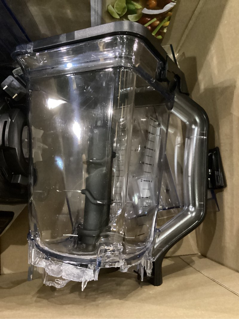 Condition photo showing As Is for Ninja BL610 Professional 72 Oz Countertop 1000-Watt Base and Total Crushing Technology for-Smoothies, Ice and Frozen Fruit, Black, Blender + Pitcher
