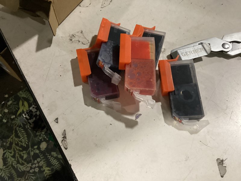 Condition photo showing Good Condition for 225 226 ink cartridges high-yield replacement for canon pgi-225 cli-226 pgi225 cli226 ink cartridges maxify mg6220 mg6120 mg5320 mx882 mx892 printer ink 5-pack (pgbk bk c m y)