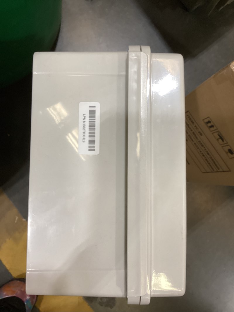 Condition photo showing New/Like New for qilipsu waterproof junction box ip67 outdoor plastic electrical project enclosure weatherproof with mounting plate, wall brackets, hinged grey cover 16.1"x12.2"x7.1" 16.1"x12.2"x7.1" grey cover