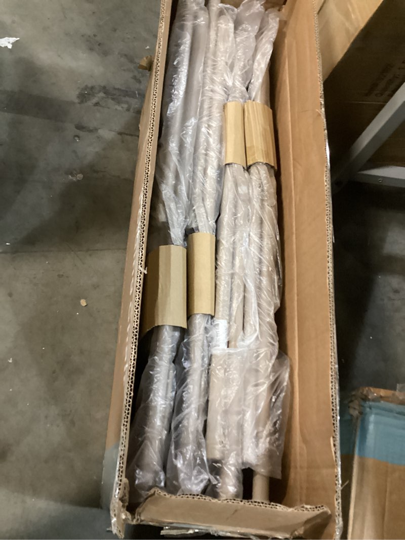 Condition photo showing Good Condition for ( incomplete) Sweetcrispy Folding Chair 8 Pack, Leather Padded Folding Chairs, Sturdy Metal Foldable Chairs, Easy to Use and Store, Outdoor and Indoor, for Home, Office, Party, Comfy, Kahki Kahki 8 Pack