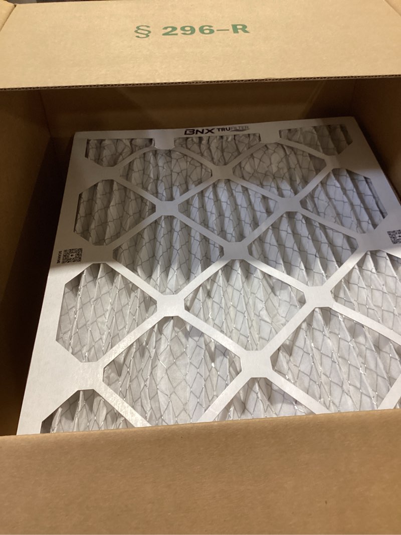 Condition photo showing Good Condition for BNX 16x20x1 MERV 11 Air Filter 6 Pack - MADE IN USA - Electrostatic Pleated Air Conditioner HVAC AC Furnace Filters - Removes Dust, Mold, Pollen, Lint, Pet Dander, Smoke, Smog MERV 11 16x20x1 6 Pack